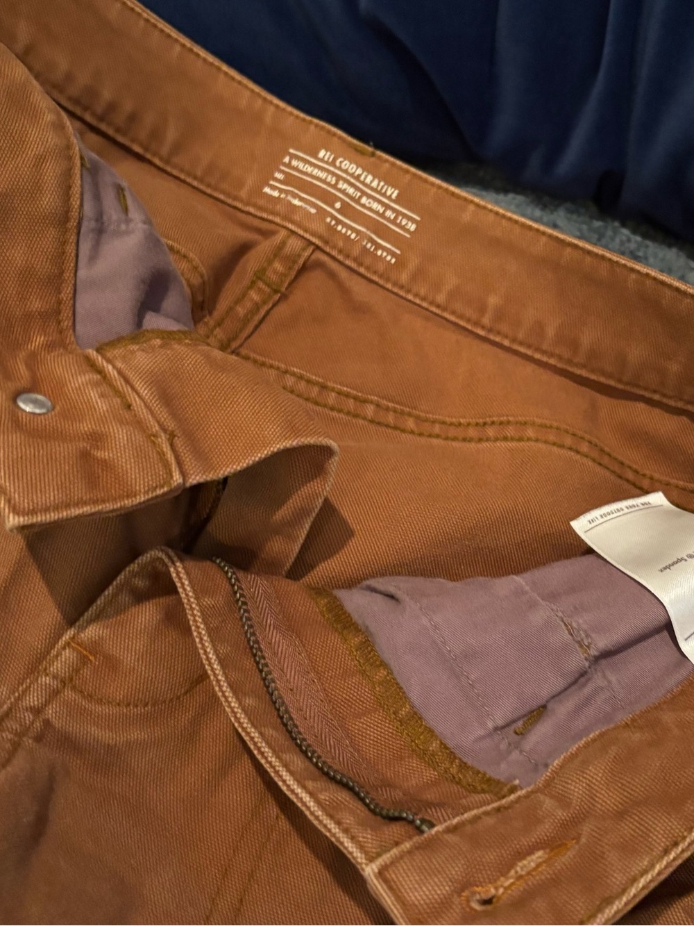 Women’s REI Workwear Utility Pants in Rust Brown - Picture 2 of 2